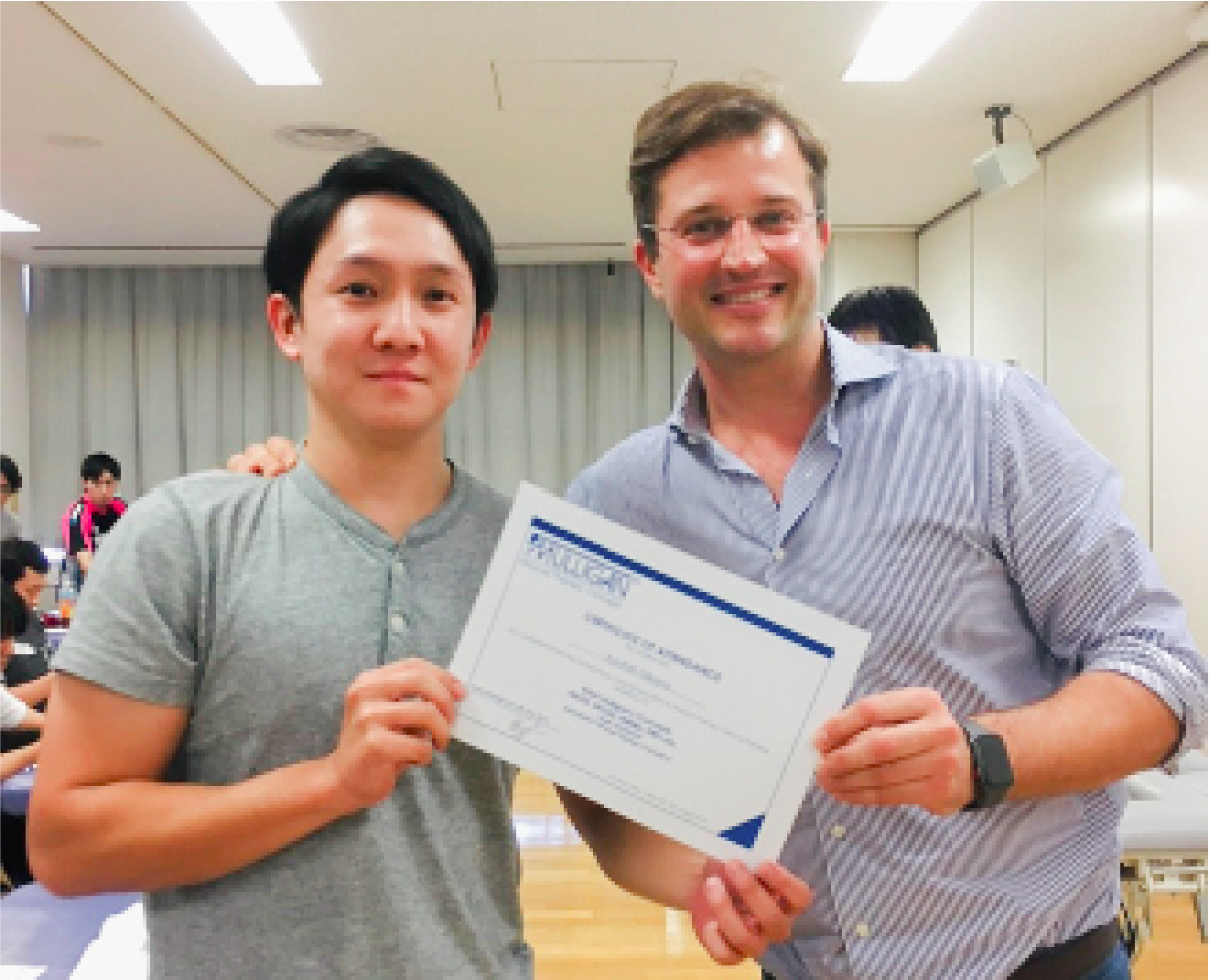 ライセンス記念撮影